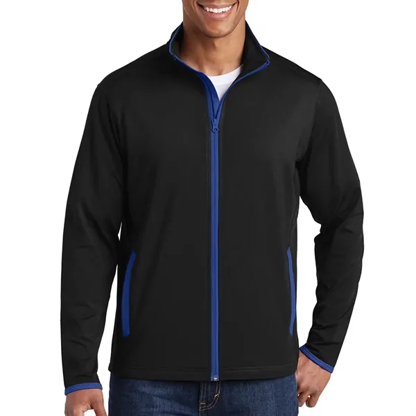 Sport-Tek® Sport-Wick® Stretch Contrast Full-Zip Jacket... from ASI 61125 Hit Promotional Products / Hit®