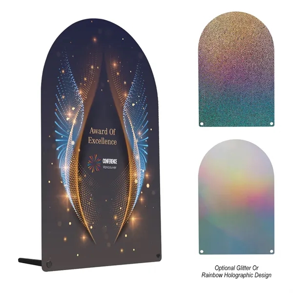 10" acrylic arch rectangle award with pin stand.... from ASI 61125 Hit Promotional Products / Hit®