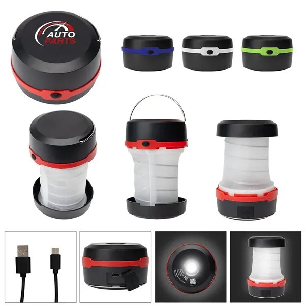Pop-up lantern with rechargeable LED lights.... from ASI 61125 Hit Promotional Products / Hit®