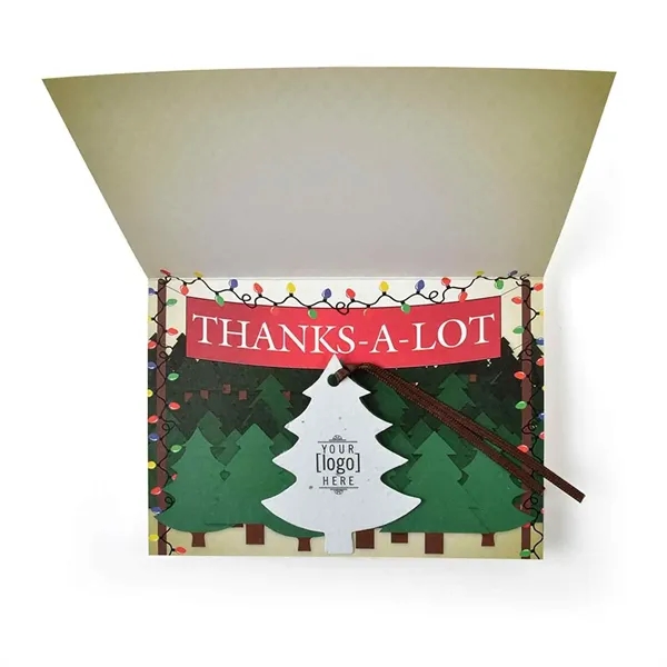Earth friendly holiday printed ornament card, with envelope.... from ASI 40646 Bloomin Promotions / Bloomin' Promotions™