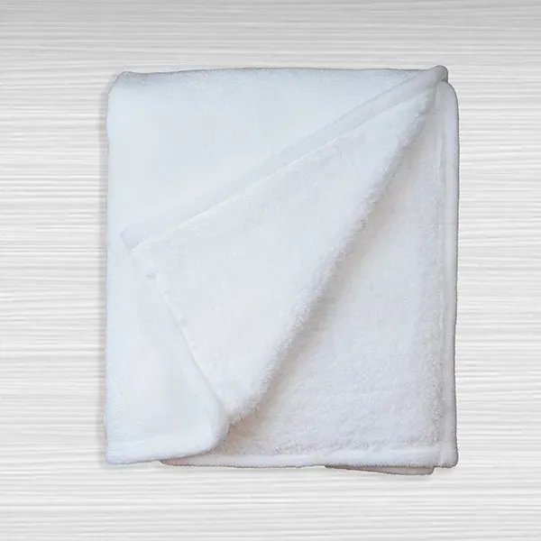 88" x 104" 440GSM Sherpa microfiber blanket.... from ASI 62660 Innovation Line
