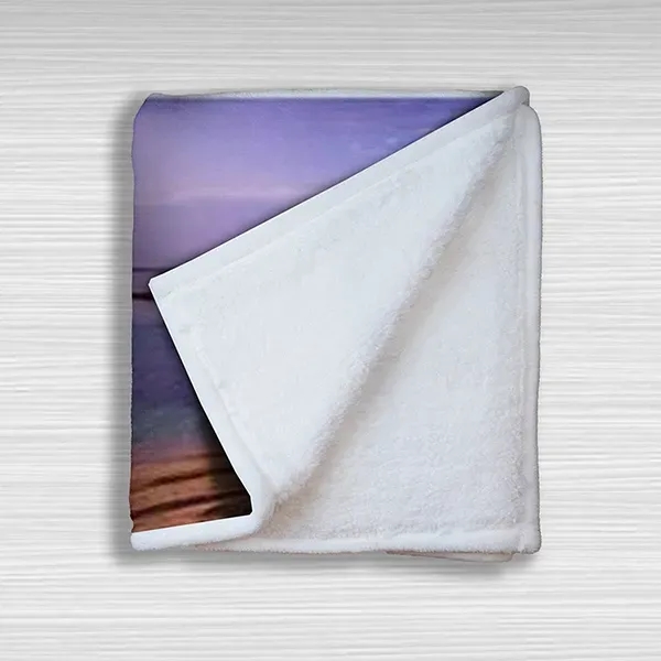 88" x 104" 440GSM Sherpa microfiber blanket.... from ASI 62660 Innovation Line