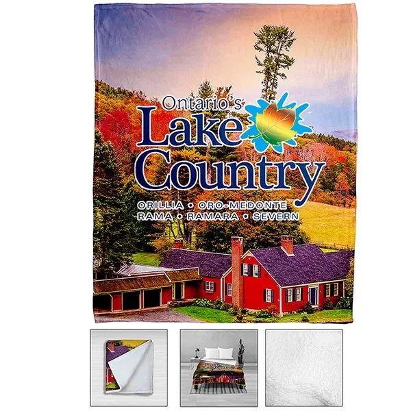 50" x 60" Sherpa microfiber blanket.... from ASI 62660 Innovation Line