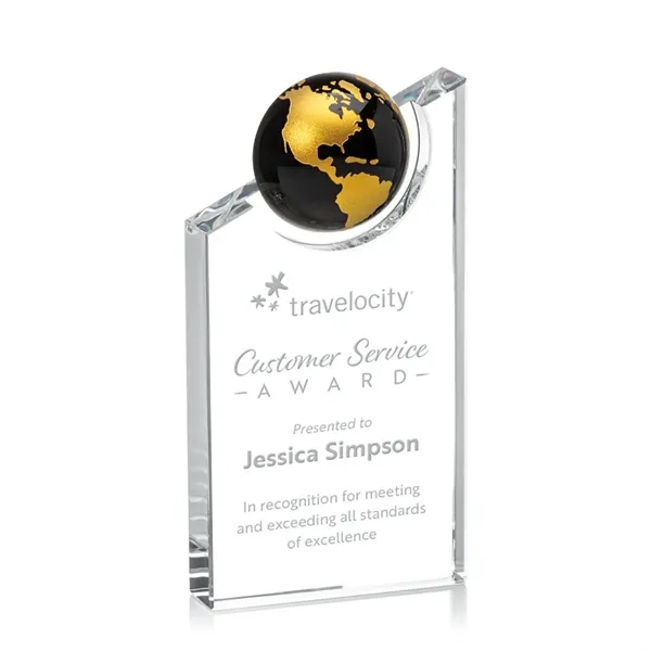 Globe Axis Award - Optical 4"x 8".... from ASI 84592 St Regis Group / St Regis