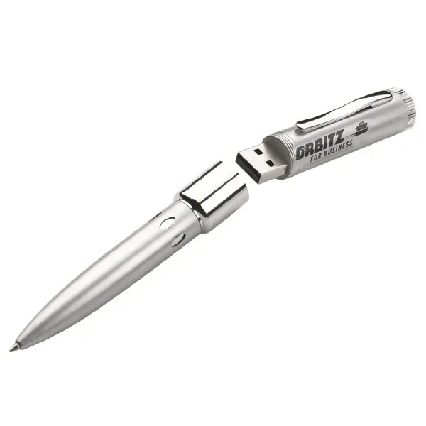 USB flash drive ballpoint pen that measures 5 1/2" long and... from ASI 90859 Tempo Industries Inc / Tempoline