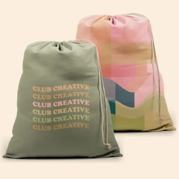 Our drawstring tote is sturdy and the perfect size to throw... from ASI 74710 Numo