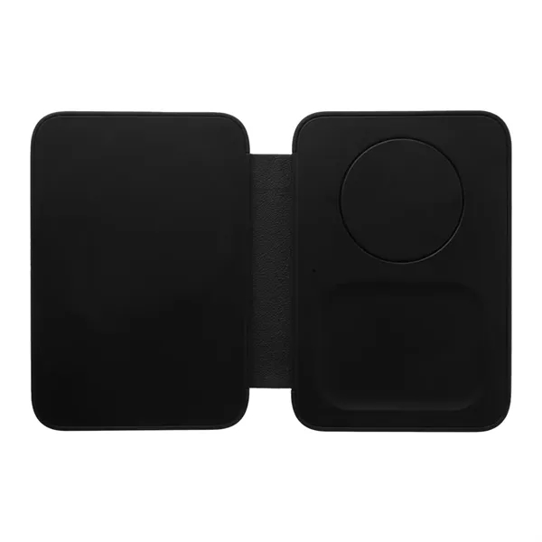 An ultra-compact 3-in-1 wireless charger designed to charge a phone, earbuds,... from ASI 90154 Sunjoy Group Inc