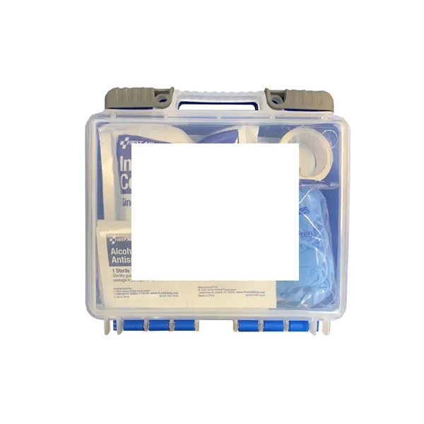 On the go first aid kit with durable, plastic case and... from ASI 84514 Safety Made