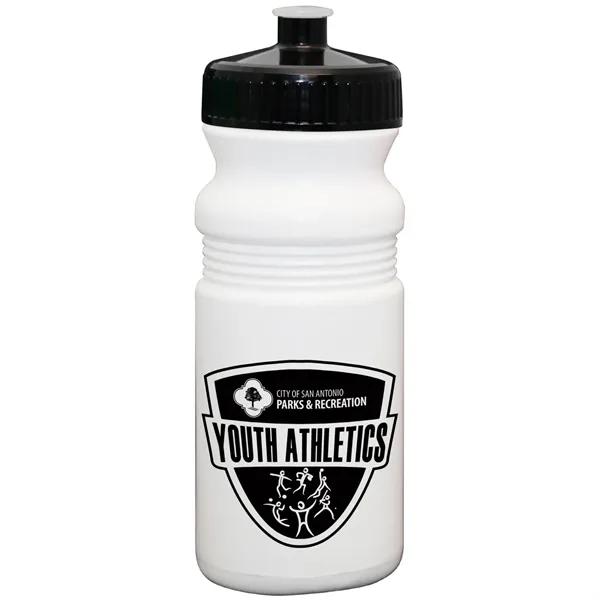 20 oz. USA-Made White Sport Bottle with Push-Pull Lid... from ASI 80060 VisionUSA
