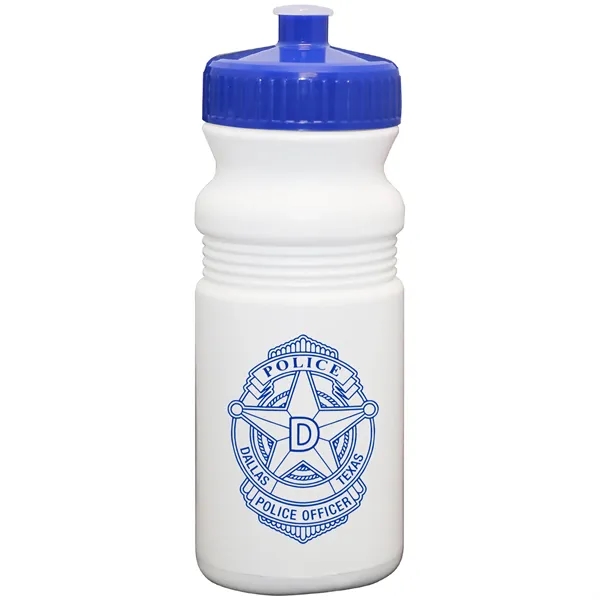 20 oz. USA-Made White Sport Bottle with Push-Pull Lid... from ASI 80060 VisionUSA