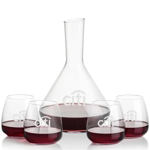 The Terrassa Carafe & 2 Hogarth Stemless Wine Set is a... from ASI 84592 St Regis Group