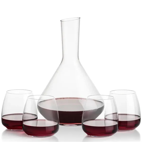 The Terrassa Carafe & 2 Hogarth Stemless Wine Set is a... from ASI 84592 St Regis Group