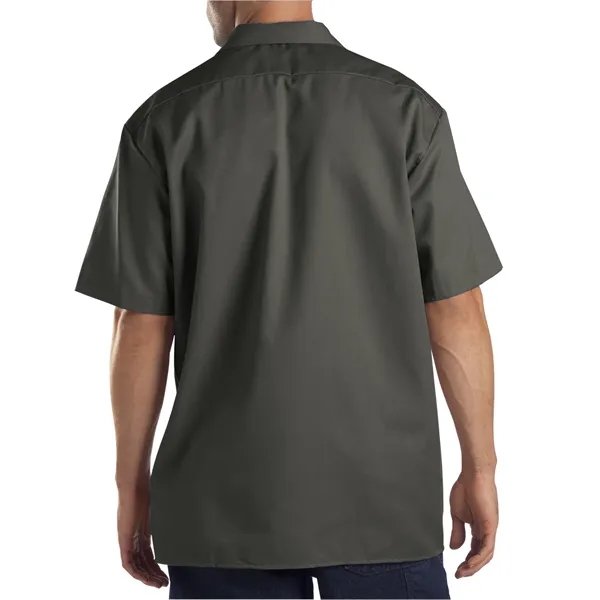 Dickies men's short sleeve work shirt with moisture-wicking technology and stain-release... from ASI 34063 alphabroder