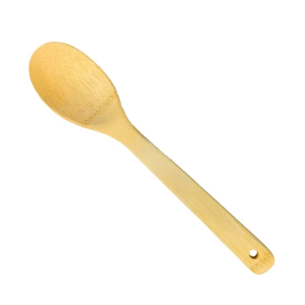 Durable bamboo spoon, eco-friendly, stain-resistant, safe for non-stick cookware; hand wash... from ASI 92980 WOV-IN® / Universal Strap/Wov-In Line