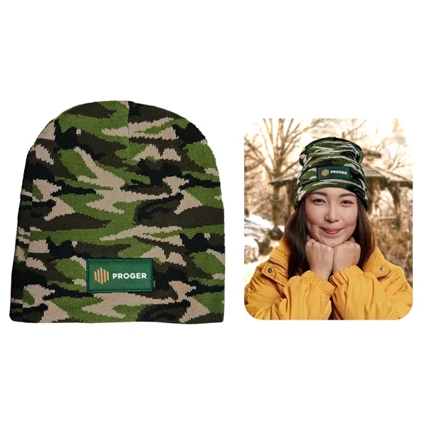 Camo Beanie keeps you warm in the winter while looking stylish.... from ASI 52710 Lincoln Line