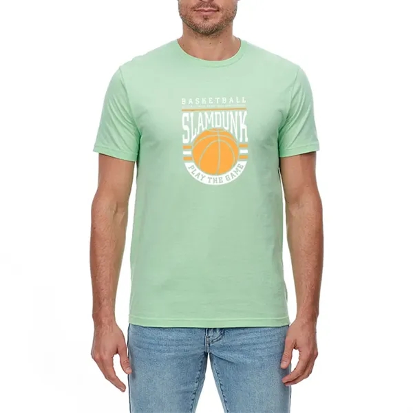 Unisex t-shirt made of 100% preshrunk ringspun cotton jersey.... from ASI 39552 BEL Promo