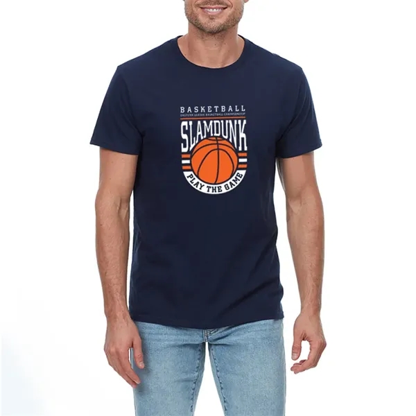 Unisex t-shirt made of 100% preshrunk ringspun cotton jersey.... from ASI 39552 BEL Promo