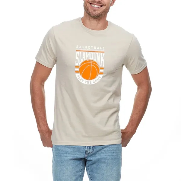 Unisex t-shirt made of 100% preshrunk ringspun cotton jersey.... from ASI 39552 BEL Promo