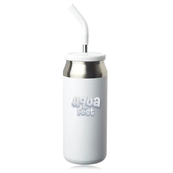 22 oz. can-shaped stainless steel tumbler with single wall construction, silicone... from ASI 39552 BEL Promo