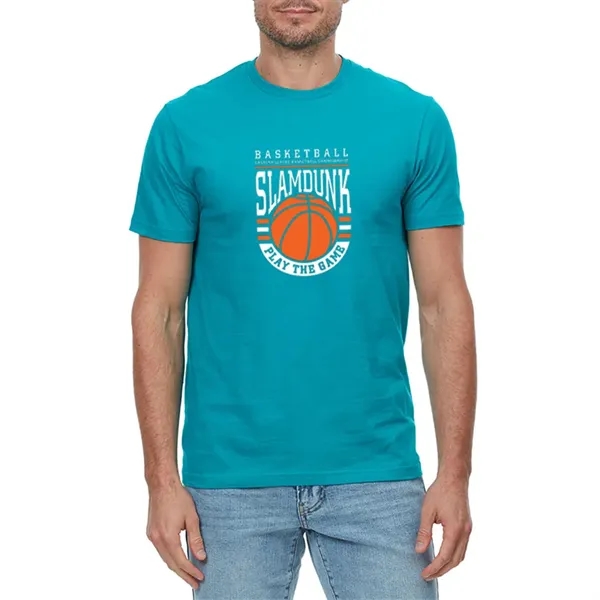 Unisex t-shirt made of 100% preshrunk ringspun cotton jersey.... from ASI 39552 BEL Promo