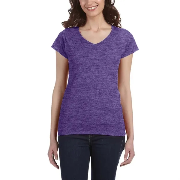 Ladies' SoftStyle® fitted V-neck t-shirt.... from ASI 39552 BEL Promo