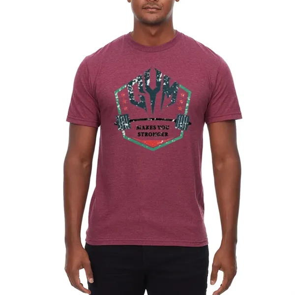 Unisex CVC T-Shirt made of 60/40 cotton/recycled polyester.... from ASI 39552 BEL Promo