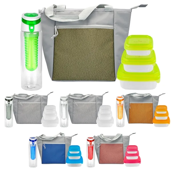 Speck Lunch & Bottle Tote Set... from ASI 30208 A P Specialties / AP Specialties