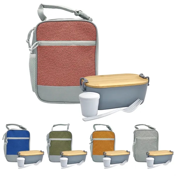 Speck Handy Bamboo Lunch Box Set... from ASI 30208 A P Specialties / AP Specialties
