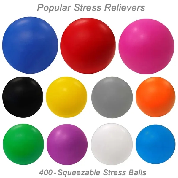 Squeezable Stress Ball & Grip Strengthener 2 3/4" - Ready Inventory... from ASI 45100 Chulani Promotional Products, Inc / Competitive Edge Innovations/Chulani