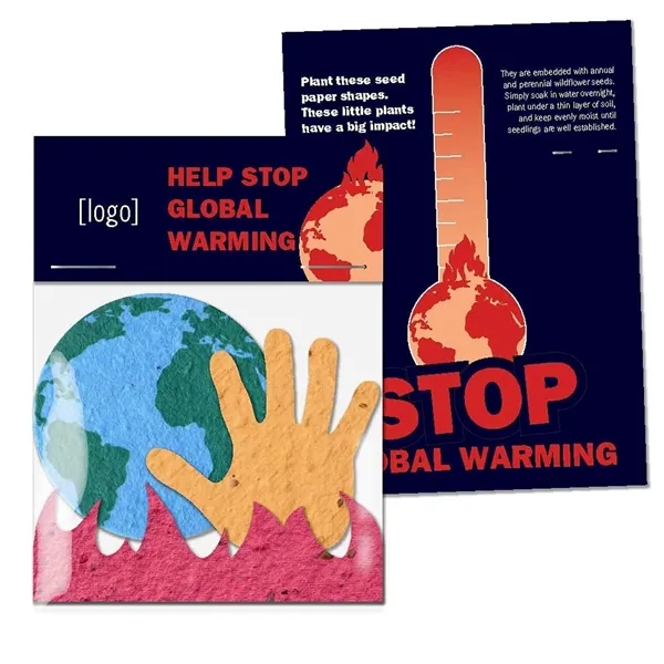 Gift pack features a recycled info card and plantable seed paper... from ASI 40646 Bloomin Promotions / Bloomin' Promotions™