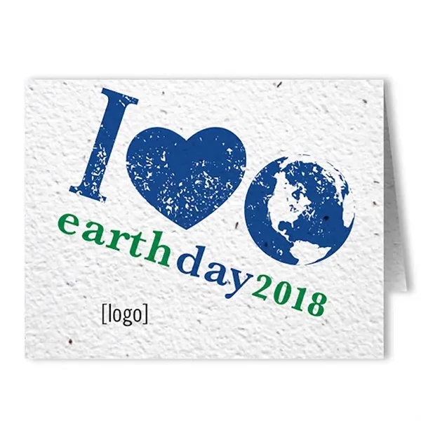 Printed Earth Day seed paper greeting cards, envelopes included.... from ASI 40646 Bloomin Promotions / Bloomin' Promotions™