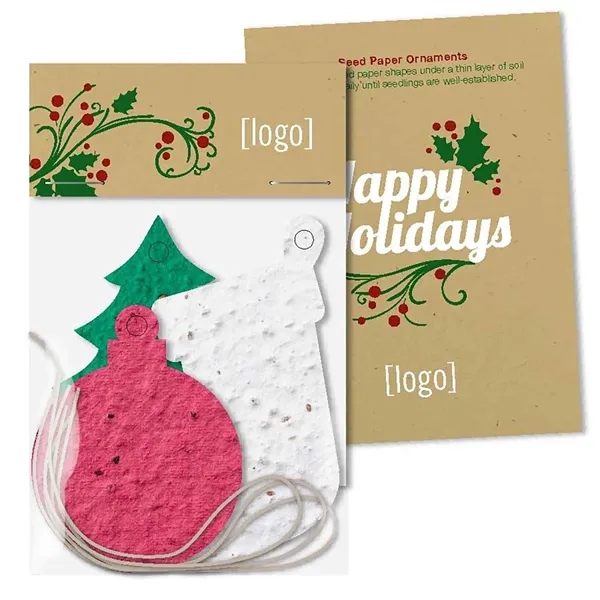 Gift pack features a recycled info card and plantable seed paper... from ASI 40646 Bloomin Promotions / Bloomin' Promotions™
