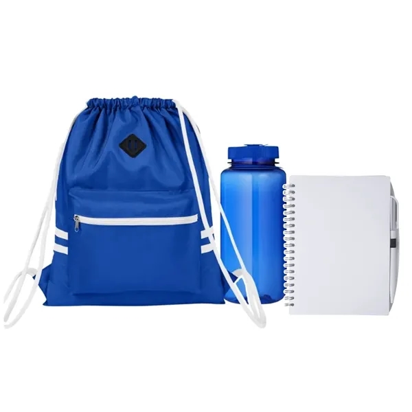 Drawstring Bag,Bottle and Journal Set... from ASI 89971 Stuff A Mug