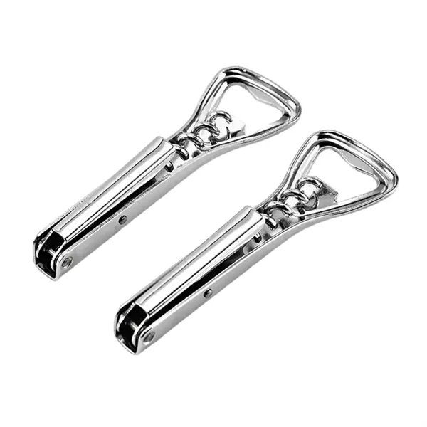 Corkscrew wine bottle opener with beer bottle opener with imprint... from ASI 37218 Athena Promo (tm)