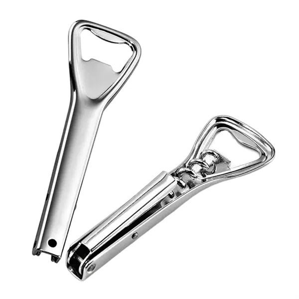 Corkscrew wine bottle opener with beer bottle opener with imprint... from ASI 37218 Athena Promo (tm)
