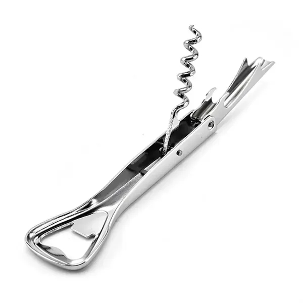 Corkscrew wine bottle opener with beer bottle opener with imprint... from ASI 37218 Athena Promo (tm)