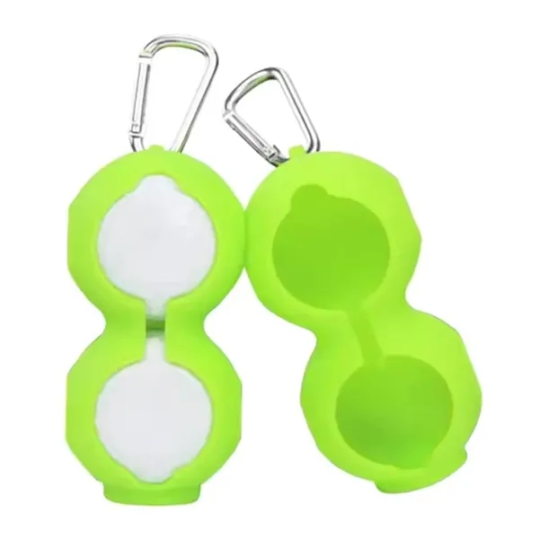 Duo silicone golf ball holder plus1 color silkscreen imprint on 1... from ASI 37218 Athena Promo (tm)