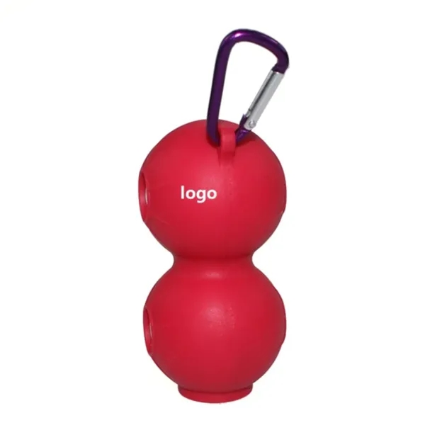 Duo silicone golf ball holder plus1 color silkscreen imprint on 1... from ASI 37218 Athena Promo (tm)