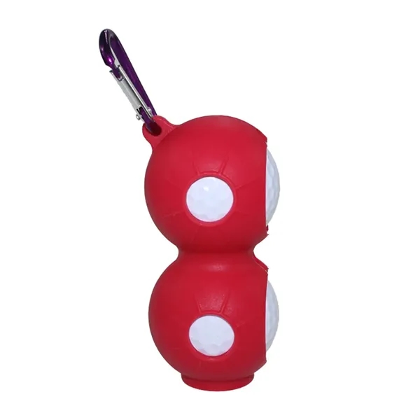 Duo silicone golf ball holder plus1 color silkscreen imprint on 1... from ASI 37218 Athena Promo (tm)