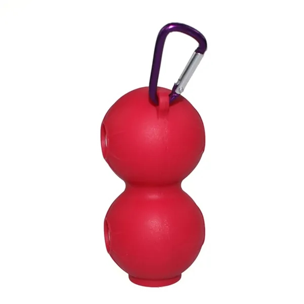 Duo silicone golf ball holder plus1 color silkscreen imprint on 1... from ASI 37218 Athena Promo (tm)