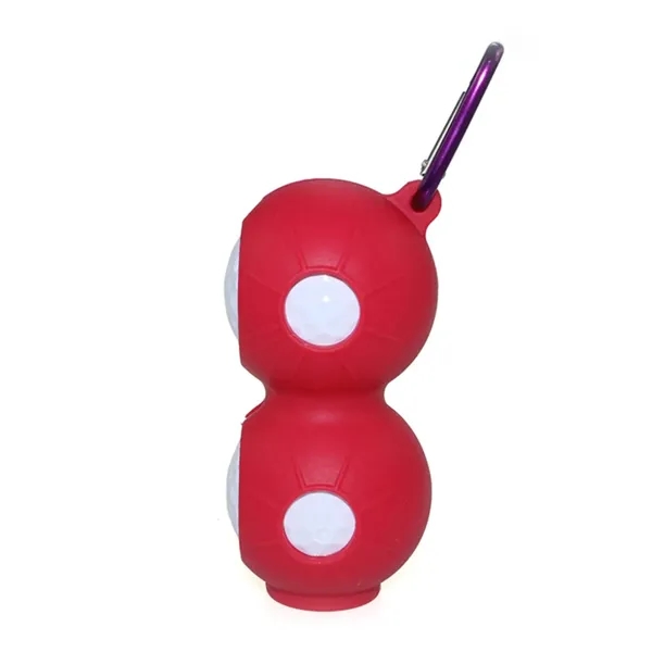 Duo silicone golf ball holder plus1 color silkscreen imprint on 1... from ASI 37218 Athena Promo (tm)
