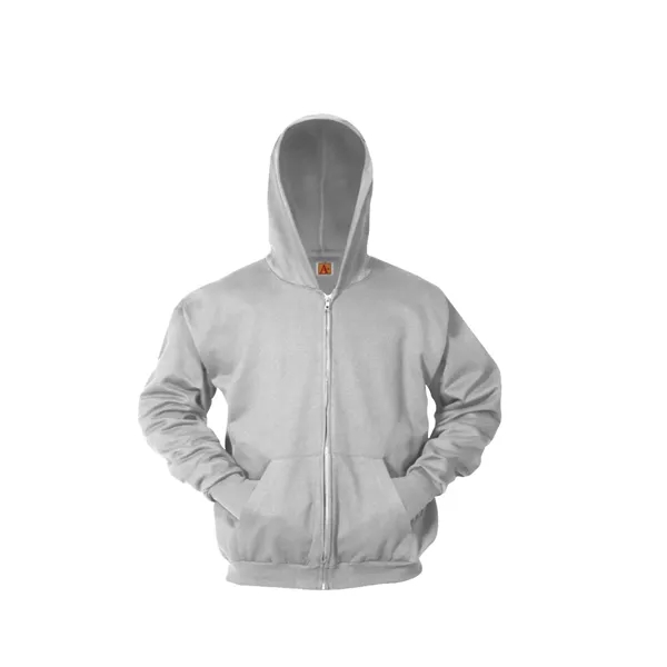 A+ Uniforms Unisex Full Zip Hooded Fleece Sweatshirt... from ASI 86018 Scrub Authority / Uniform Stores