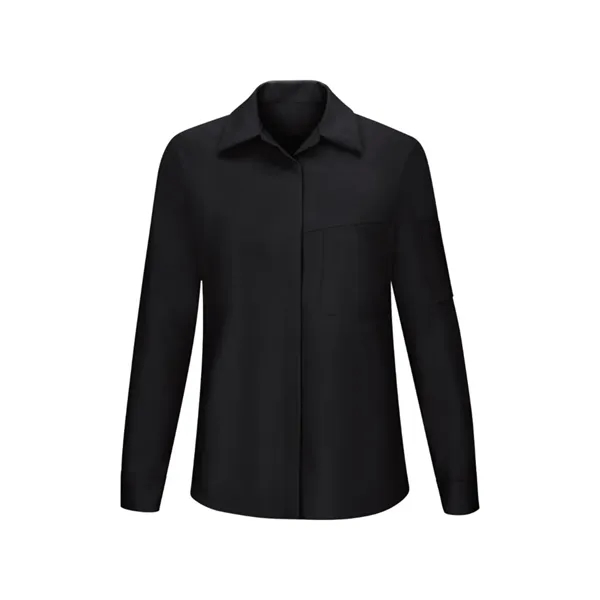 Red Kap Shirts - Women's Long Sleeve Performance Plus Shop... from ASI 86018 Scrub Authority / Uniform Stores