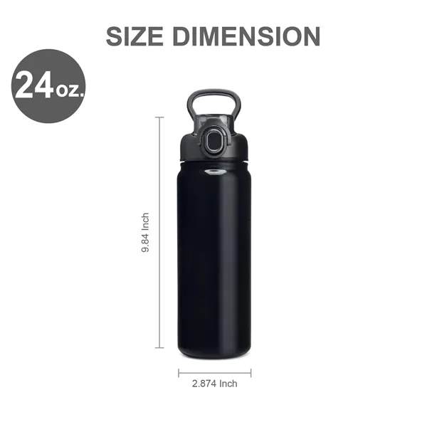 24 oz. Stainless Steel Vacuum Insulated Water Bottle w/ Spout lid... from ASI 39820 Opusline (Benmex) / Opus Line