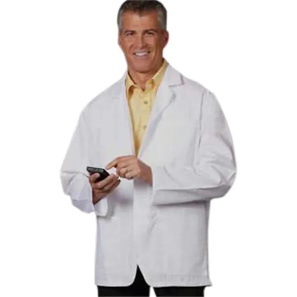 Fashion Seal - Men's Multi-Pocket 30" Consultation Lab Coat... from ASI 86018 Scrub Authority / Uniform Stores
