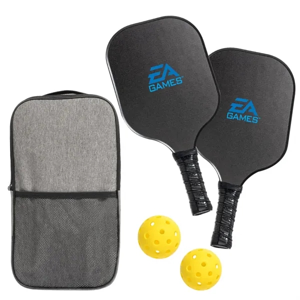 The Serve Pro Pickleball Set includes two high-performance paddles, two durable... from ASI 84592 St Regis Group