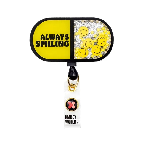 koi - Smiley World - Shaker-Style Badge Reel... from ASI 86018 Scrub Authority / Uniform Stores