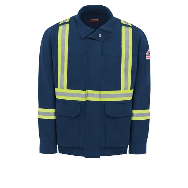 Bulwark - Lined Bomber Jacket - Men's with Reflective Trim... from ASI 86018 Scrub Authority / Uniform Stores