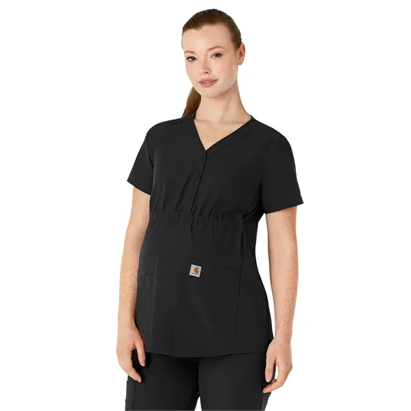 Carhartt Scrubs Force Essentials Women's Four-Pocket Henl...... from ASI 86018 Scrub Authority / Uniform Stores