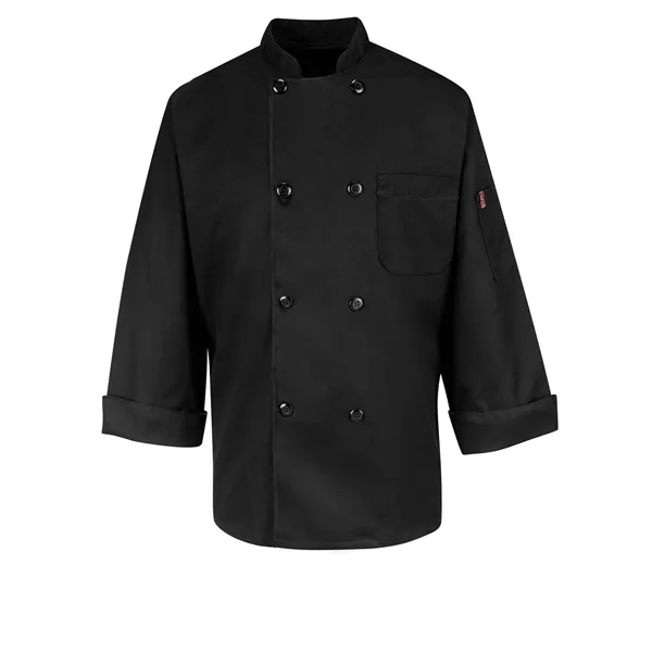 Red Kap Culinary - Unisex Eight Pearl Button 30" Chef Coat... from ASI 86018 Scrub Authority / Uniform Stores